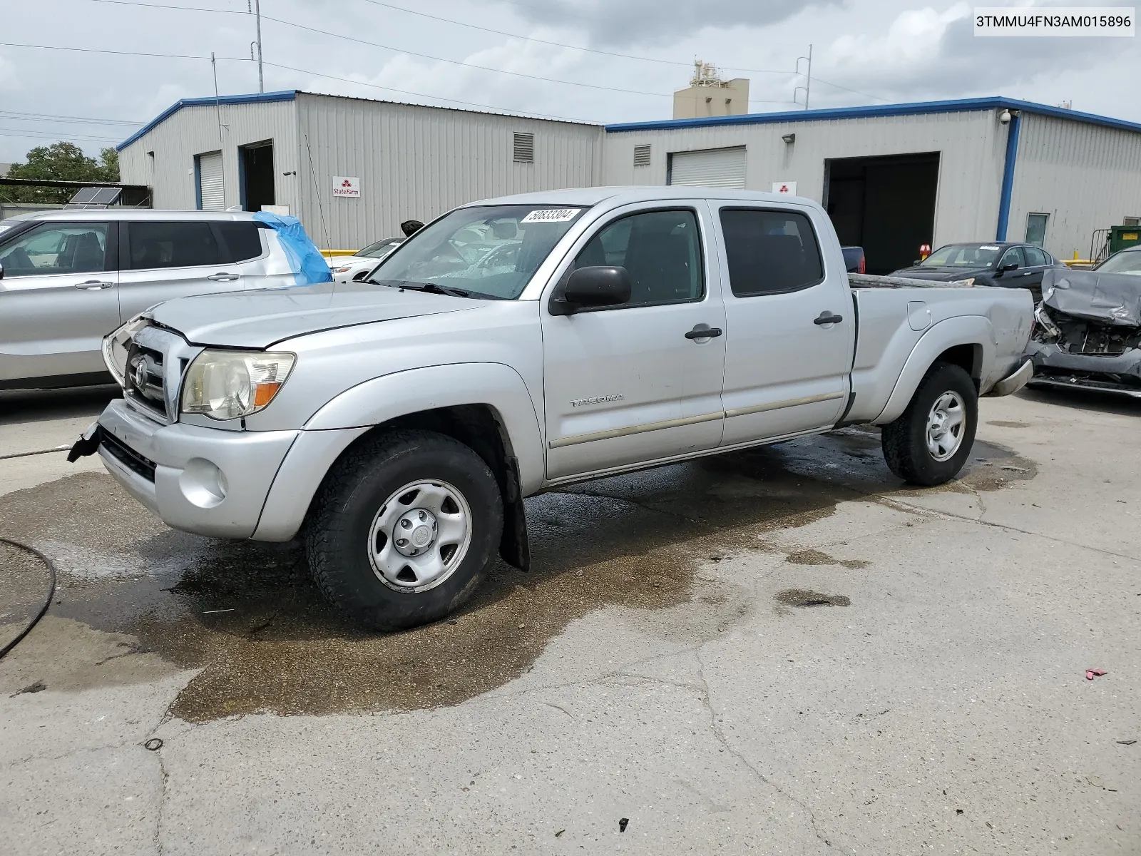 2010 Toyota Tacoma Double Cab Long Bed VIN: 3TMMU4FN3AM015896 Lot: 50833304