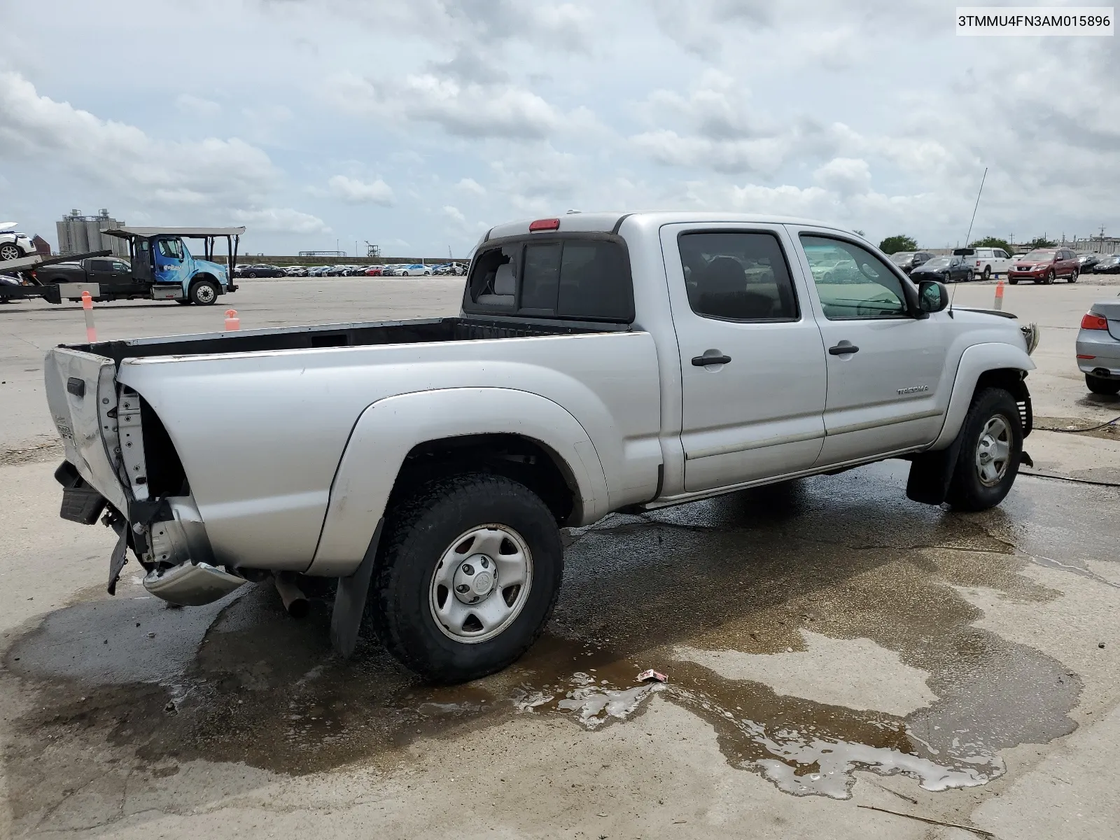 2010 Toyota Tacoma Double Cab Long Bed VIN: 3TMMU4FN3AM015896 Lot: 50833304