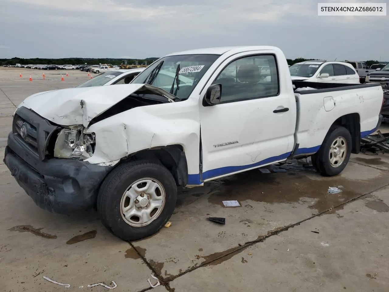 2010 Toyota Tacoma VIN: 5TENX4CN2AZ686012 Lot: 58672984