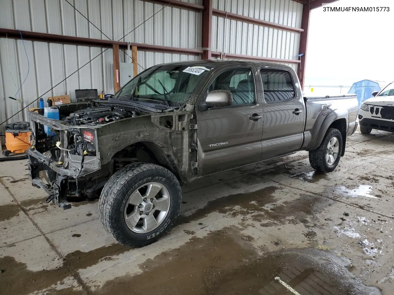 2010 Toyota Tacoma Double Cab Long Bed VIN: 3TMMU4FN9AM015773 Lot: 58952404