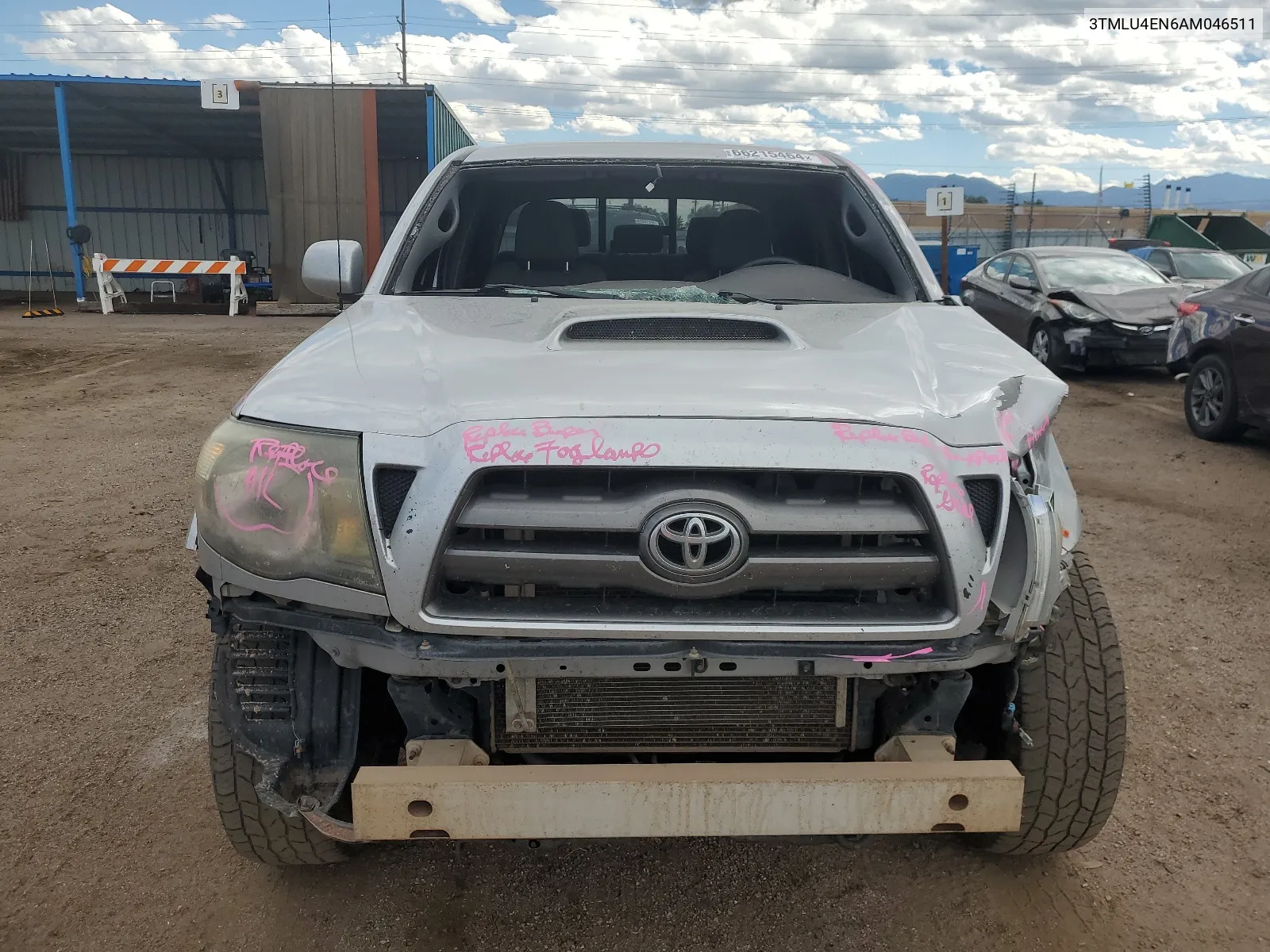 2010 Toyota Tacoma Double Cab VIN: 3TMLU4EN6AM046511 Lot: 66215464