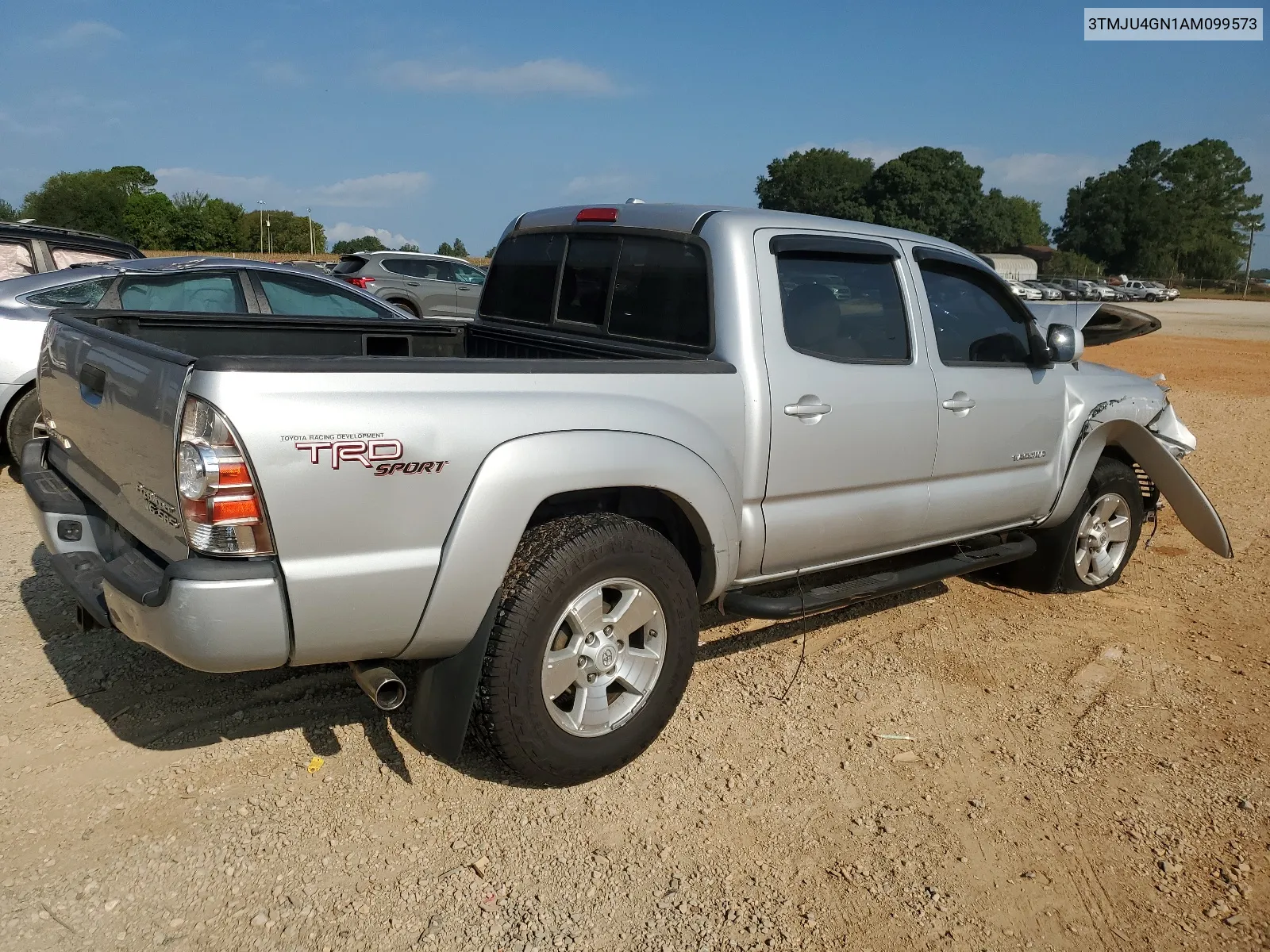 2010 Toyota Tacoma Double Cab Prerunner VIN: 3TMJU4GN1AM099573 Lot: 66795644