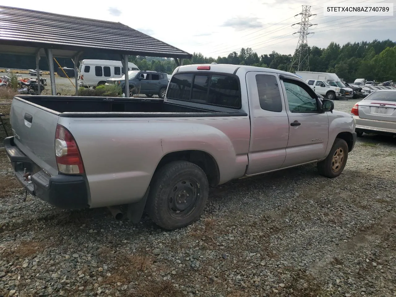 2010 Toyota Tacoma Access Cab VIN: 5TETX4CN8AZ740789 Lot: 67248074