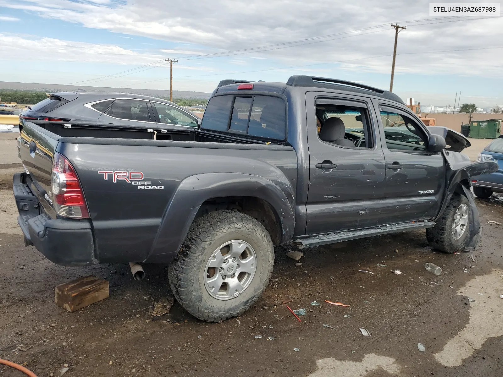 2010 Toyota Tacoma Double Cab VIN: 5TELU4EN3AZ687988 Lot: 68139344