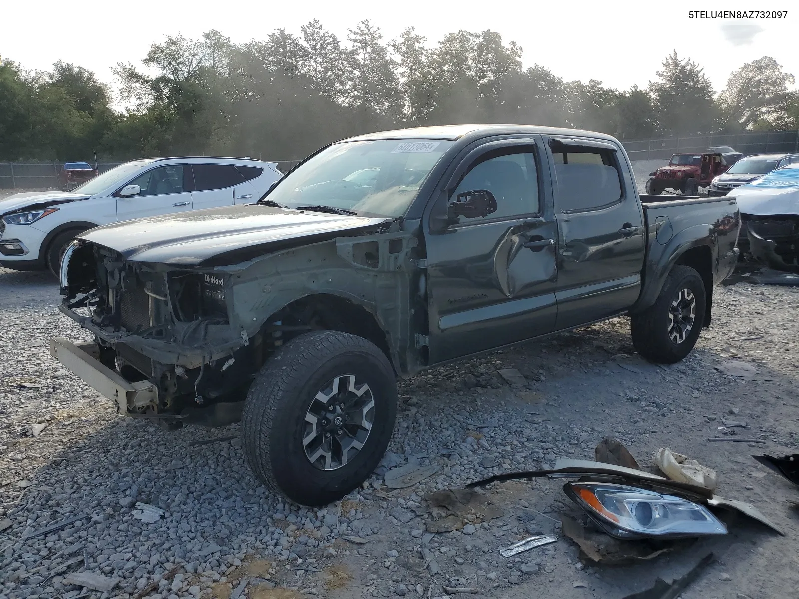 2010 Toyota Tacoma Double Cab VIN: 5TELU4EN8AZ732097 Lot: 68617064