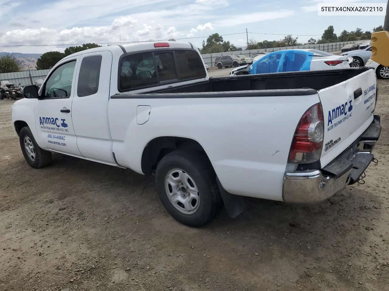 2010 Toyota Tacoma Access Cab VIN: 5TETX4CNXAZ672110 Lot: 68864754