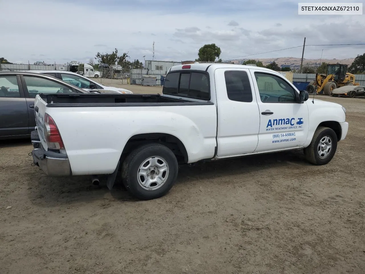 2010 Toyota Tacoma Access Cab VIN: 5TETX4CNXAZ672110 Lot: 68864754