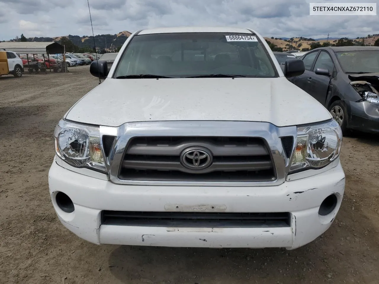 2010 Toyota Tacoma Access Cab VIN: 5TETX4CNXAZ672110 Lot: 68864754