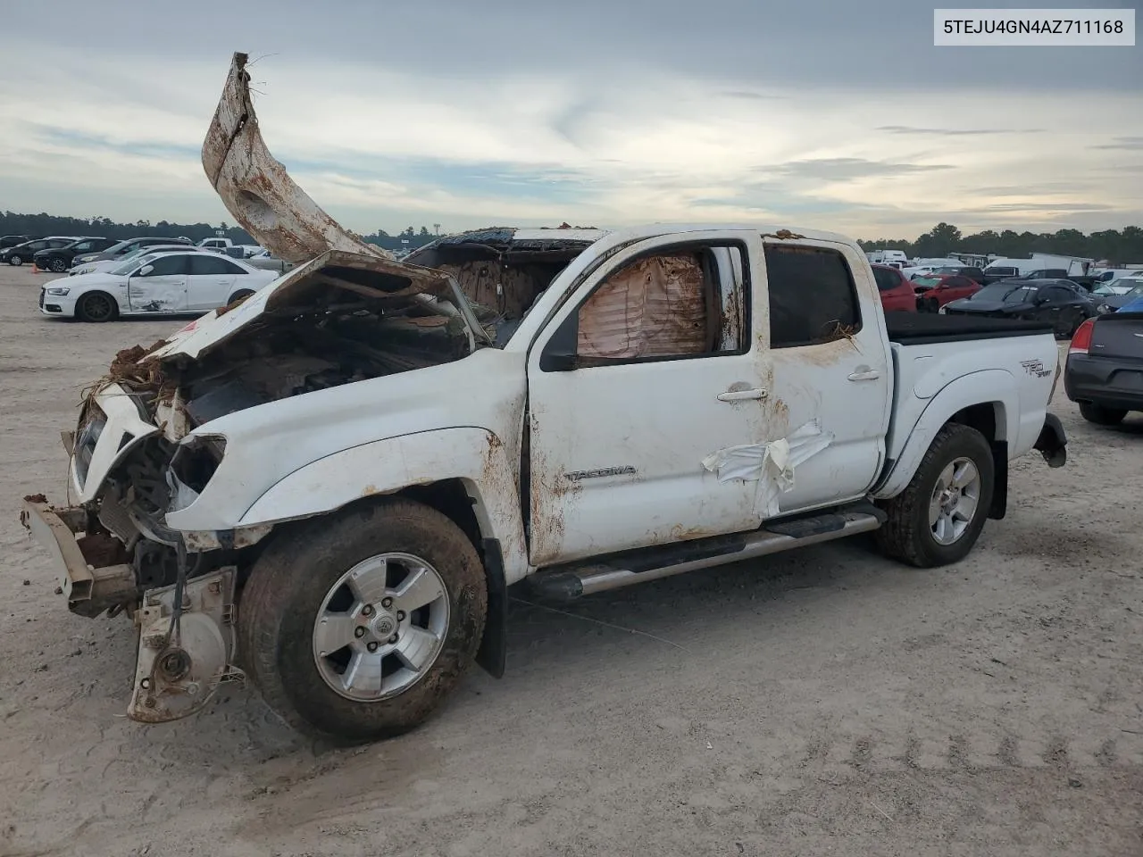 2010 Toyota Tacoma Double Cab Prerunner VIN: 5TEJU4GN4AZ711168 Lot: 69209304