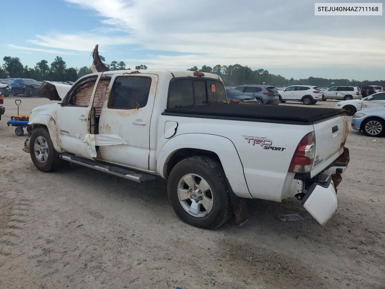 2010 Toyota Tacoma Double Cab Prerunner VIN: 5TEJU4GN4AZ711168 Lot: 69209304