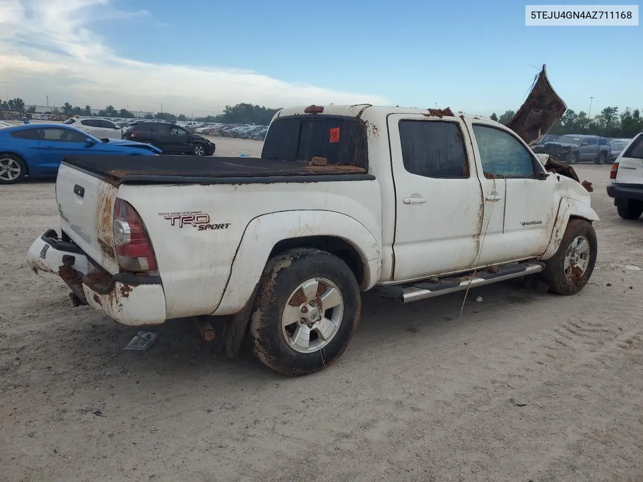 2010 Toyota Tacoma Double Cab Prerunner VIN: 5TEJU4GN4AZ711168 Lot: 69209304