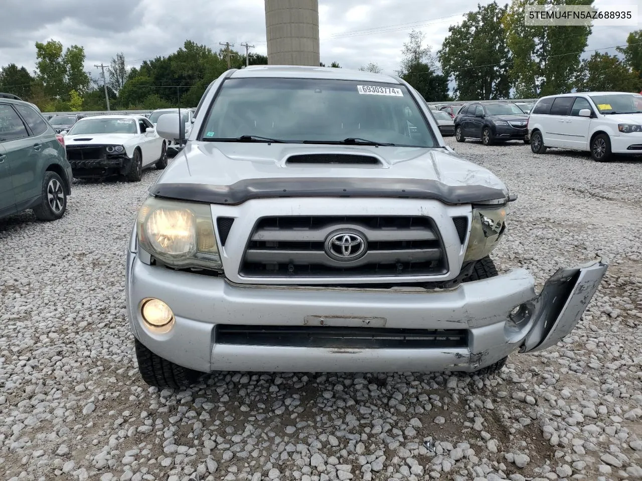 2010 Toyota Tacoma Double Cab Long Bed VIN: 5TEMU4FN5AZ688935 Lot: 69303774