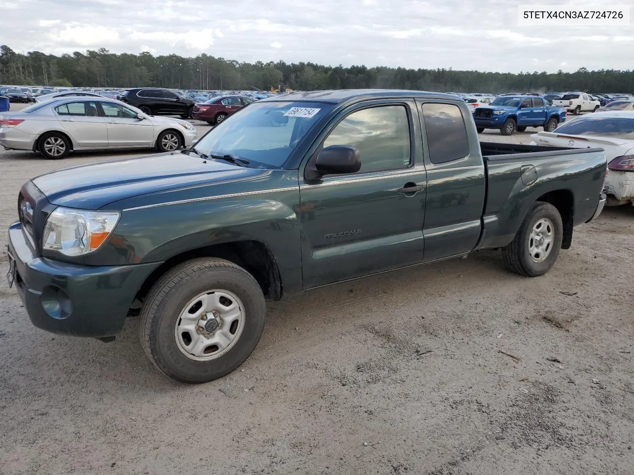 5TETX4CN3AZ724726 2010 Toyota Tacoma Access Cab