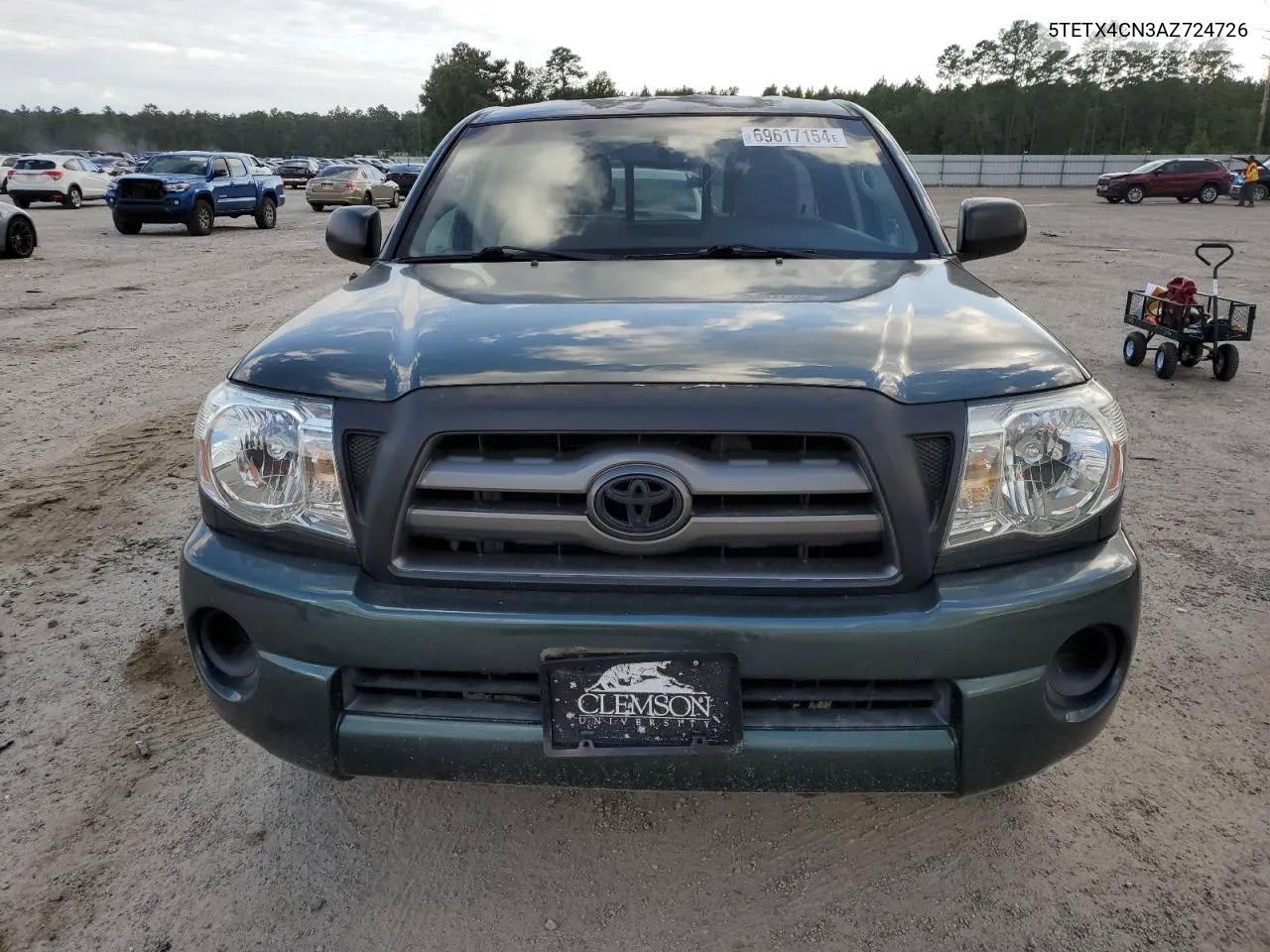 2010 Toyota Tacoma Access Cab VIN: 5TETX4CN3AZ724726 Lot: 69617154