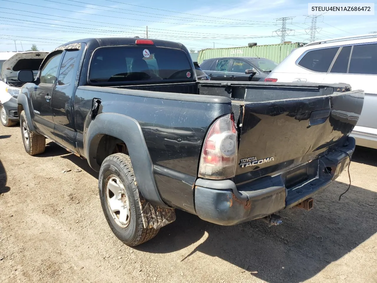 2010 Toyota Tacoma Access Cab VIN: 5TEUU4EN1AZ686472 Lot: 69805894