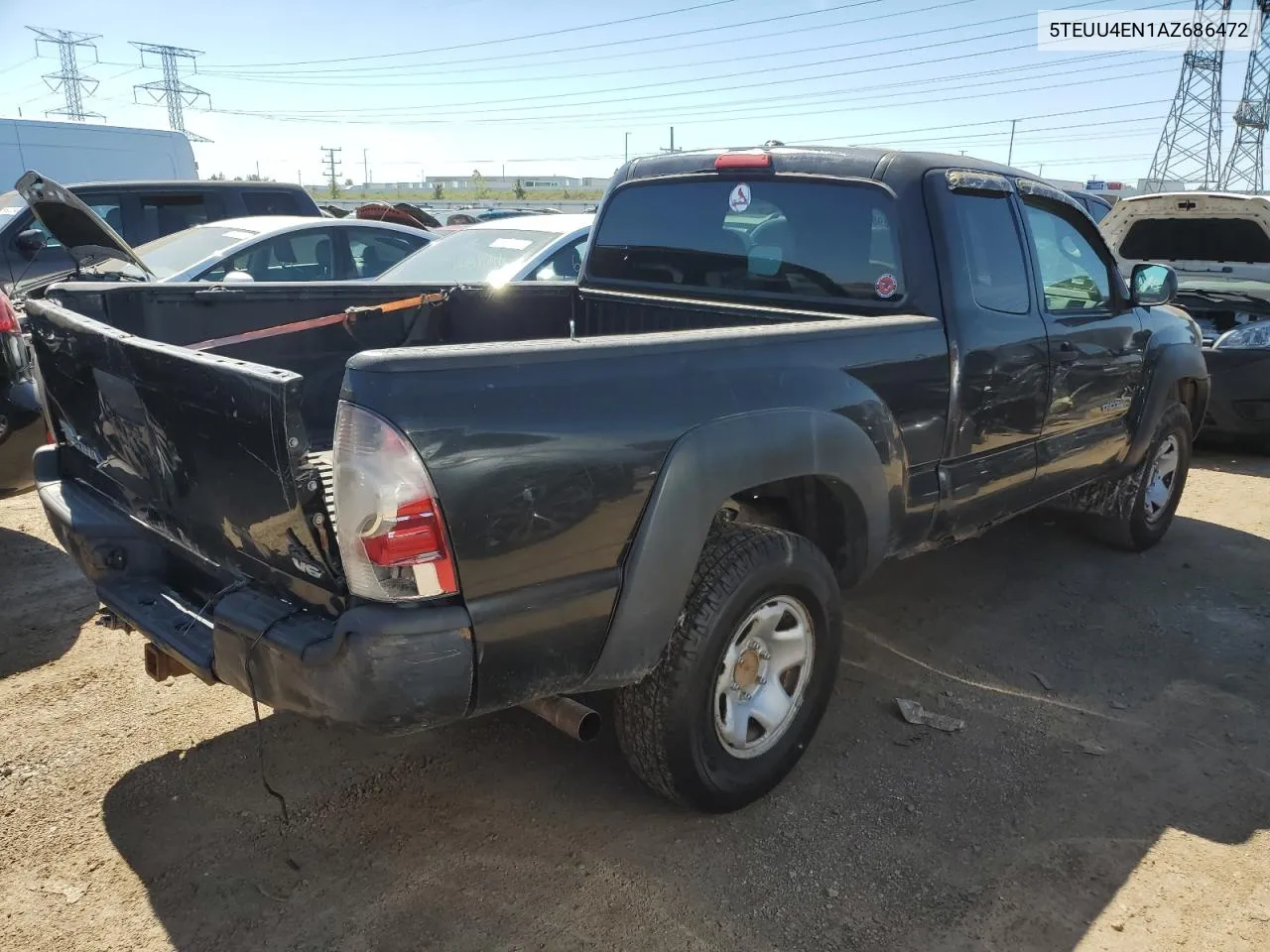 2010 Toyota Tacoma Access Cab VIN: 5TEUU4EN1AZ686472 Lot: 69805894