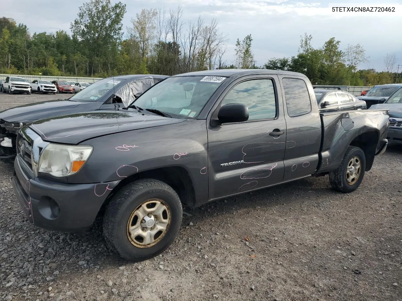 2010 Toyota Tacoma Access Cab VIN: 5TETX4CN8AZ720462 Lot: 69987594