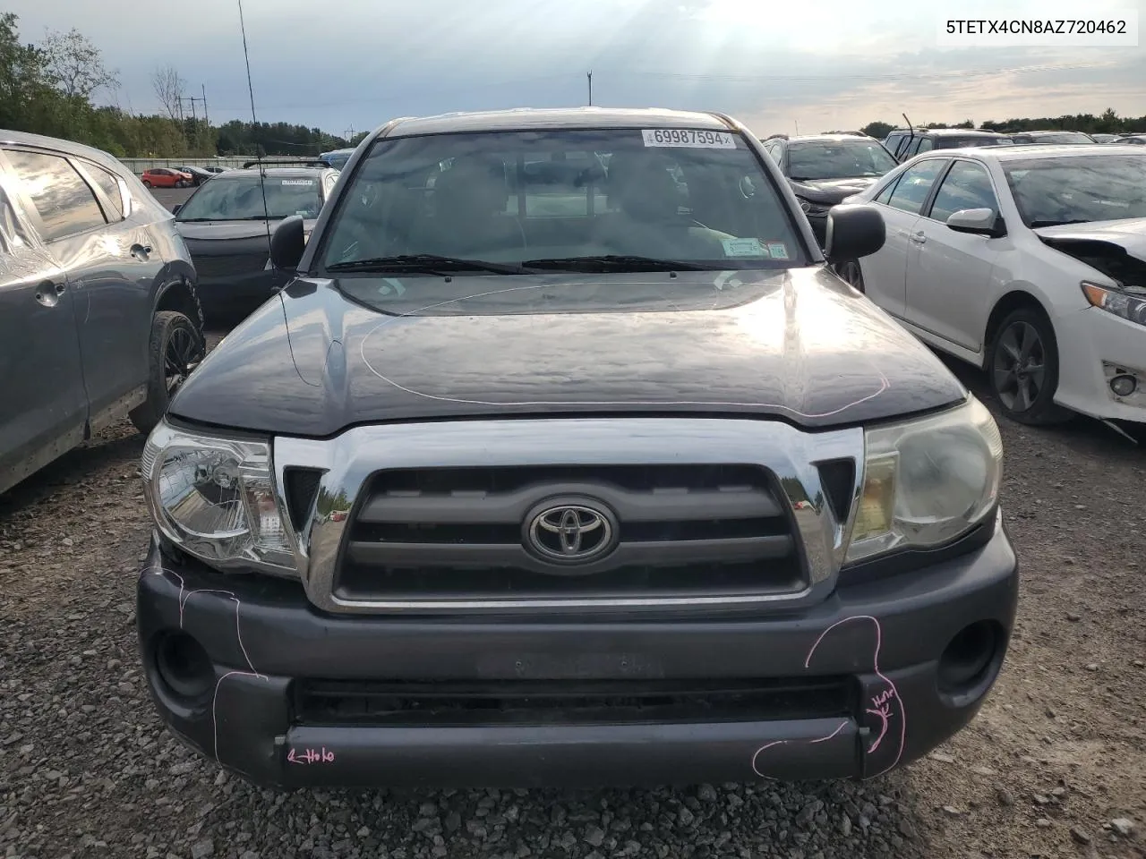 2010 Toyota Tacoma Access Cab VIN: 5TETX4CN8AZ720462 Lot: 69987594