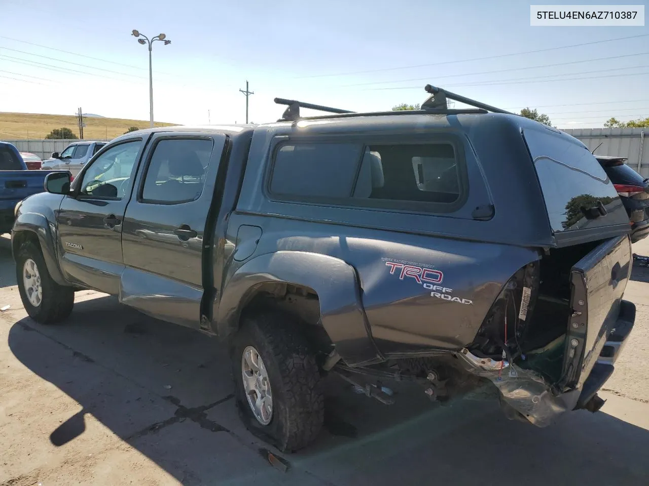 2010 Toyota Tacoma Double Cab VIN: 5TELU4EN6AZ710387 Lot: 70529874