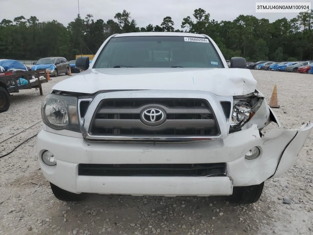 2010 Toyota Tacoma Double Cab Prerunner VIN: 3TMJU4GN0AM100924 Lot: 70660204