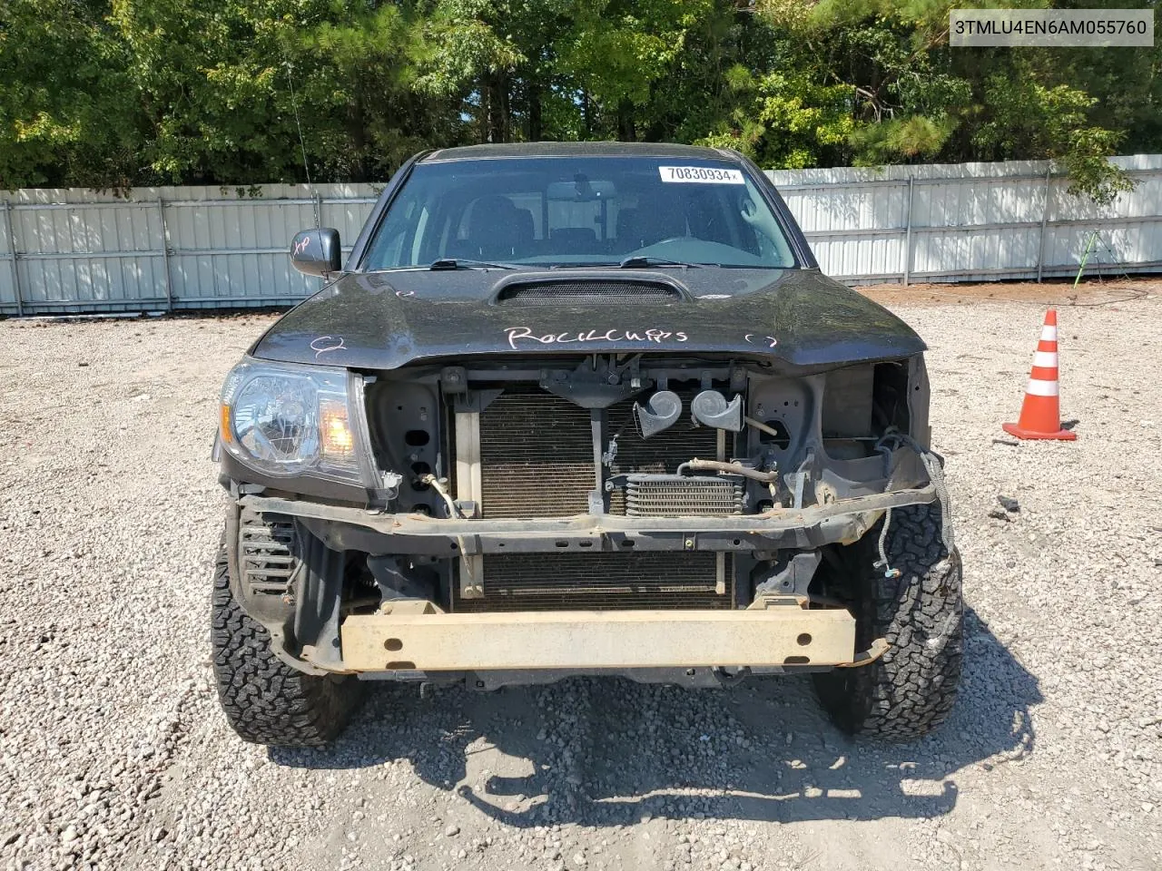 2010 Toyota Tacoma Double Cab VIN: 3TMLU4EN6AM055760 Lot: 70830934