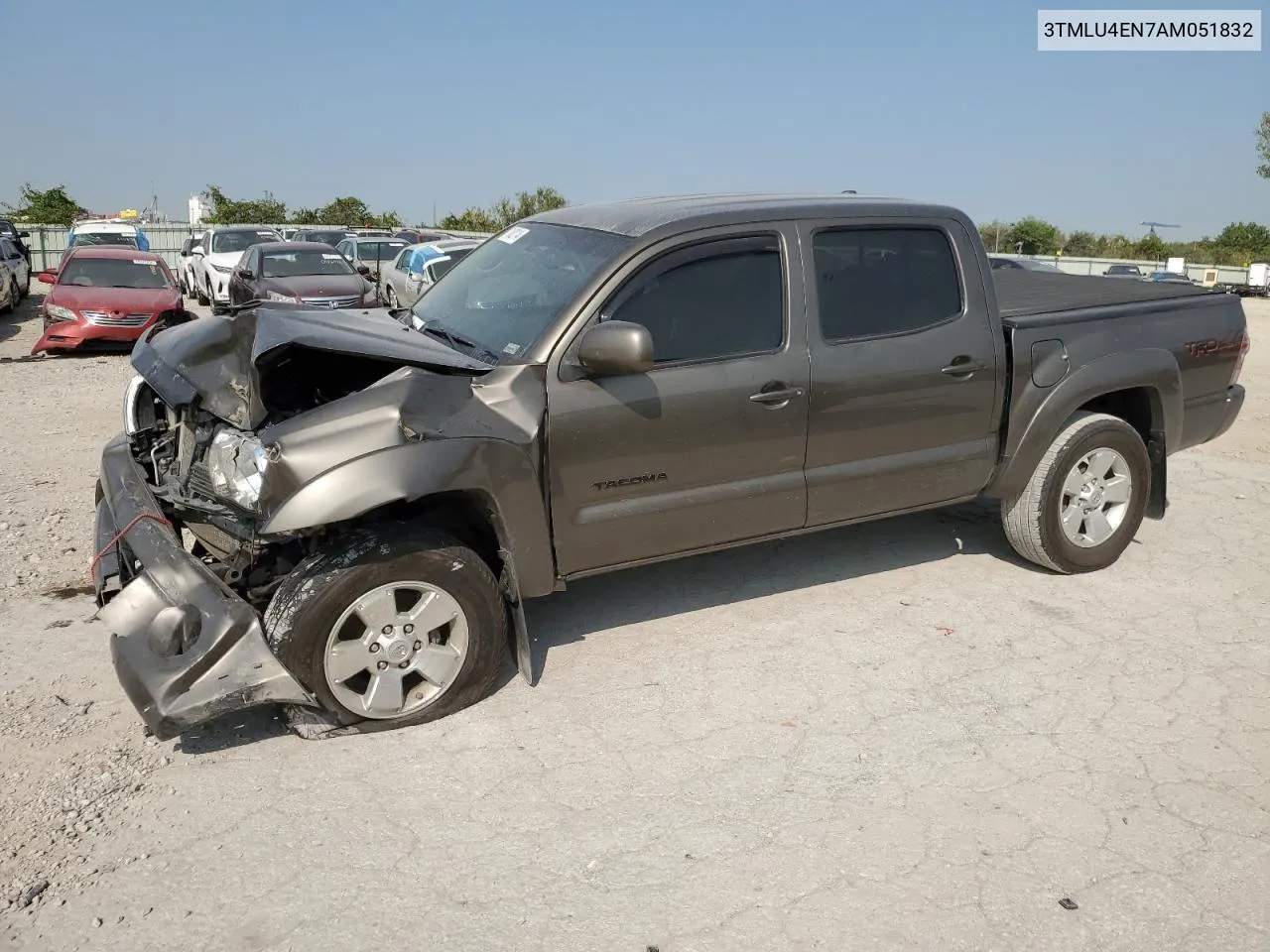 2010 Toyota Tacoma Double Cab VIN: 3TMLU4EN7AM051832 Lot: 71082114