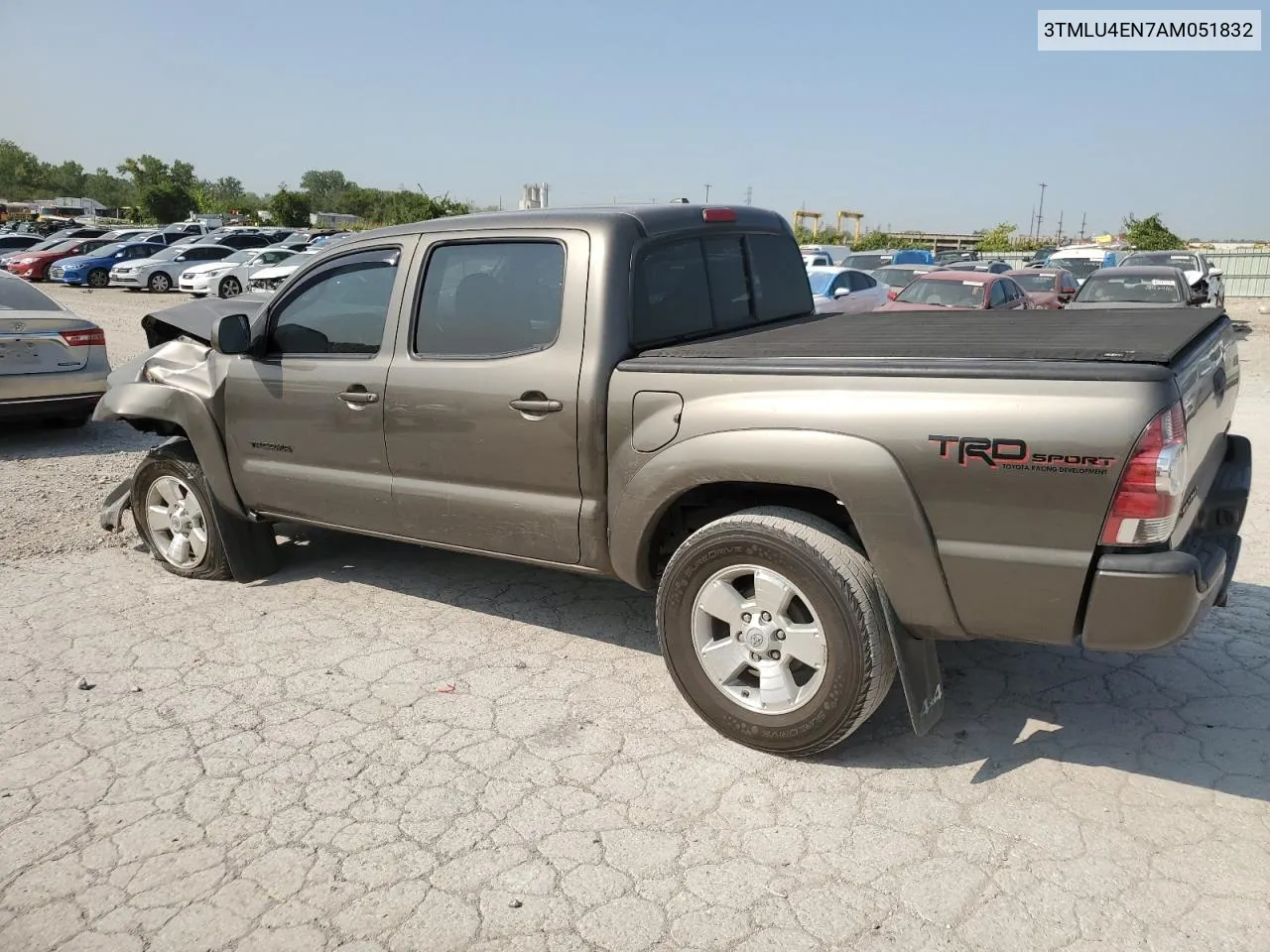 2010 Toyota Tacoma Double Cab VIN: 3TMLU4EN7AM051832 Lot: 71082114