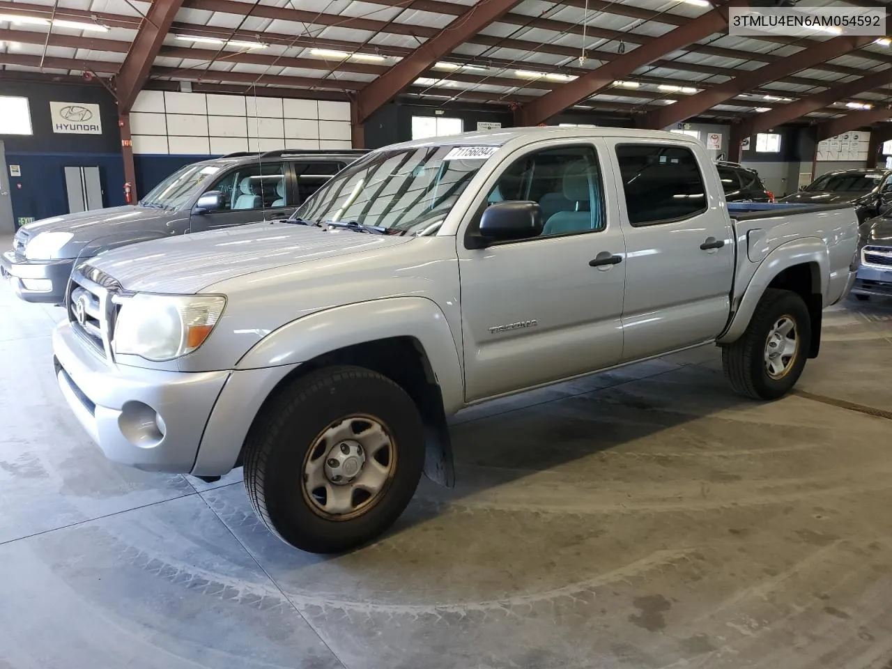 2010 Toyota Tacoma Double Cab VIN: 3TMLU4EN6AM054592 Lot: 71156094