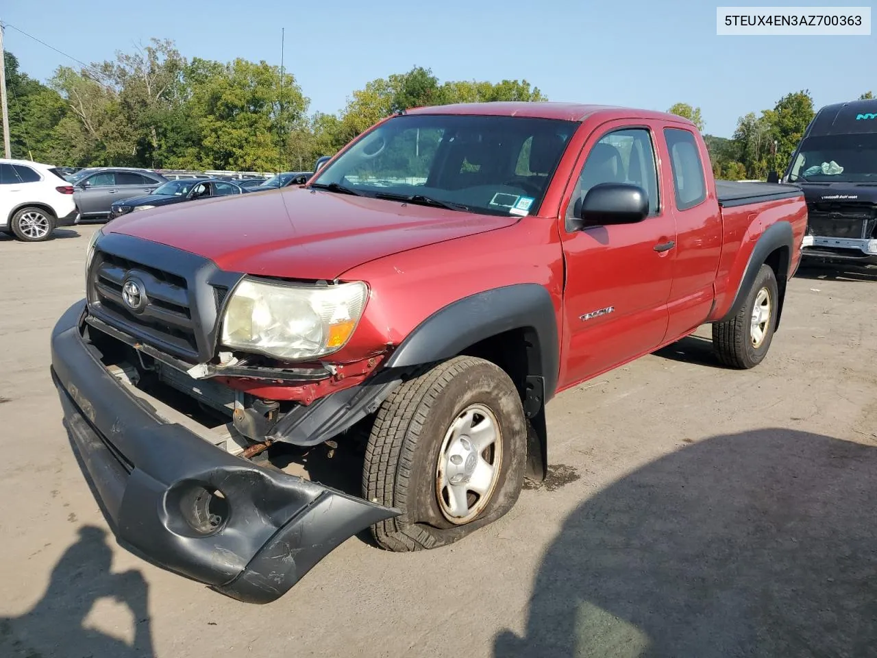 2010 Toyota Tacoma Access Cab VIN: 5TEUX4EN3AZ700363 Lot: 71158924