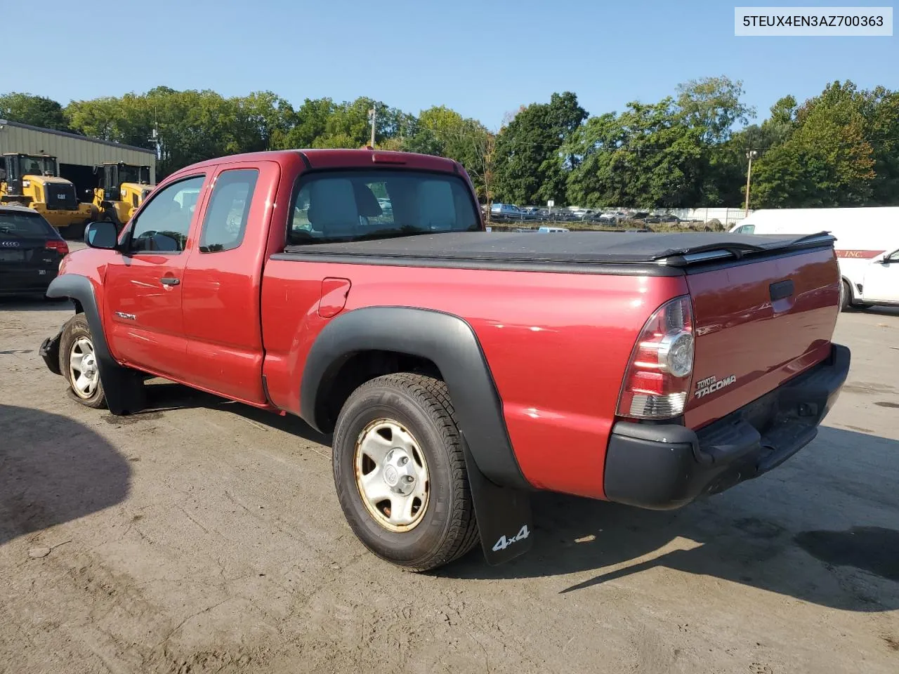 2010 Toyota Tacoma Access Cab VIN: 5TEUX4EN3AZ700363 Lot: 71158924