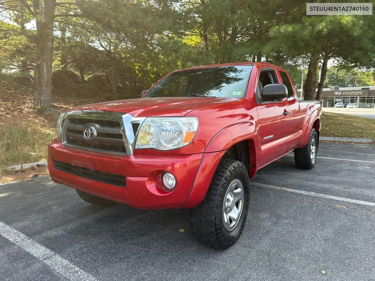 2010 Toyota Tacoma Acc VIN: 5TEUU4EN1AZ740160 Lot: 72190654