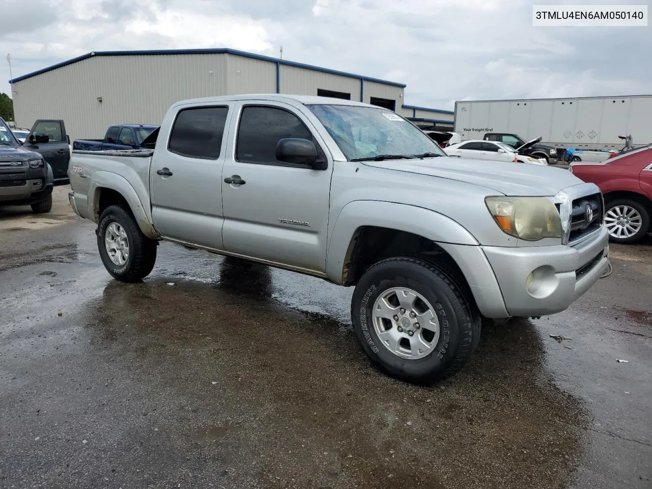 2010 Toyota Tacoma Double Cab VIN: 3TMLU4EN6AM050140 Lot: 72526874