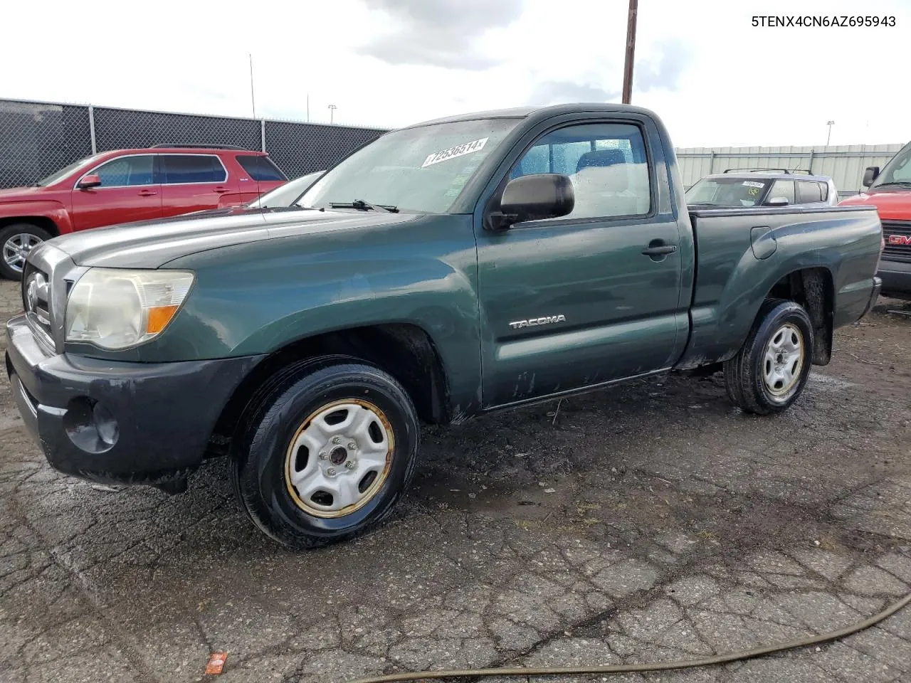 2010 Toyota Tacoma VIN: 5TENX4CN6AZ695943 Lot: 72536514