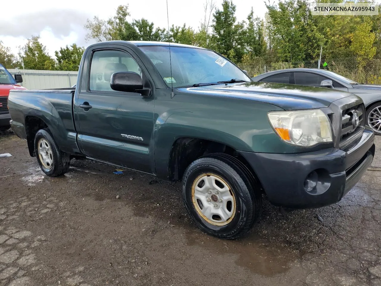 2010 Toyota Tacoma VIN: 5TENX4CN6AZ695943 Lot: 72536514