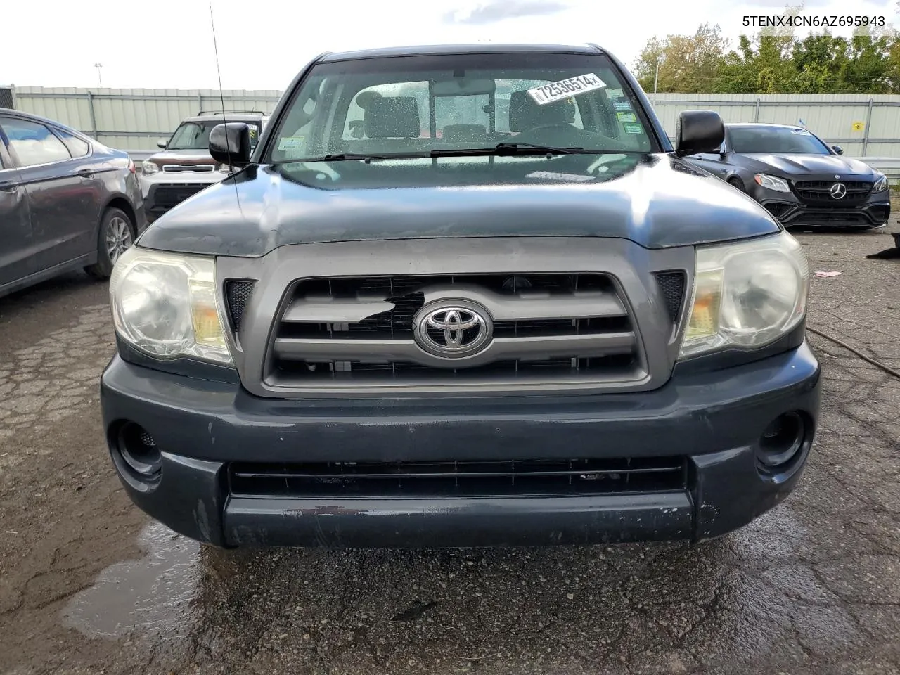 2010 Toyota Tacoma VIN: 5TENX4CN6AZ695943 Lot: 72536514