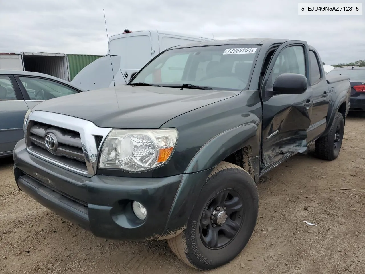 2010 Toyota Tacoma Double Cab Prerunner VIN: 5TEJU4GN5AZ712815 Lot: 72959264