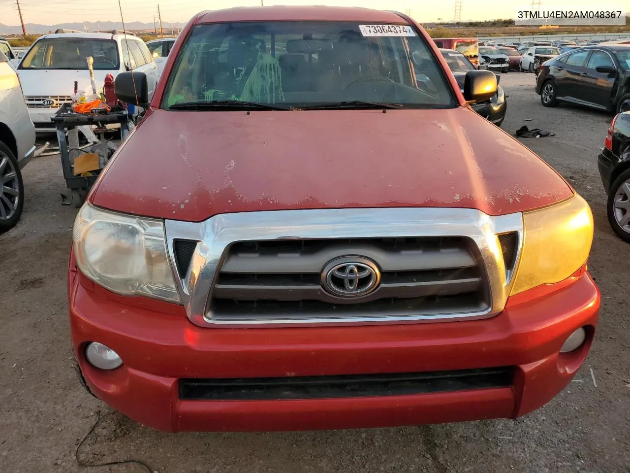 2010 Toyota Tacoma Double Cab VIN: 3TMLU4EN2AM048367 Lot: 73064374