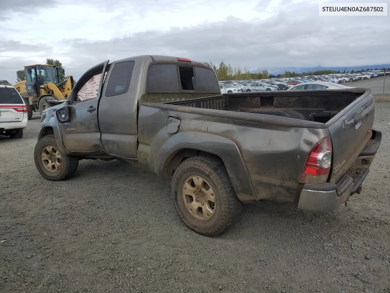 2010 Toyota Tacoma Access Cab VIN: 5TEUU4EN0AZ687502 Lot: 73222934