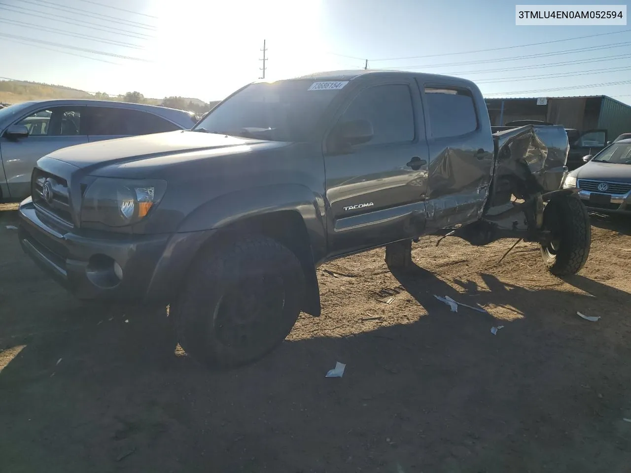 3TMLU4EN0AM052594 2010 Toyota Tacoma Double Cab