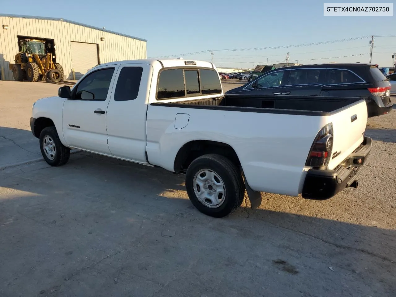 2010 Toyota Tacoma Access Cab VIN: 5TETX4CN0AZ702750 Lot: 74433154