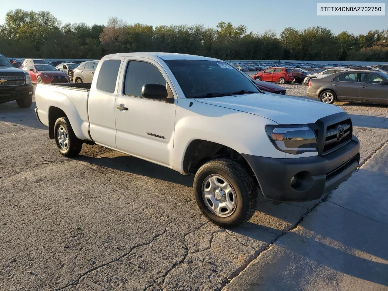 2010 Toyota Tacoma Access Cab VIN: 5TETX4CN0AZ702750 Lot: 74433154