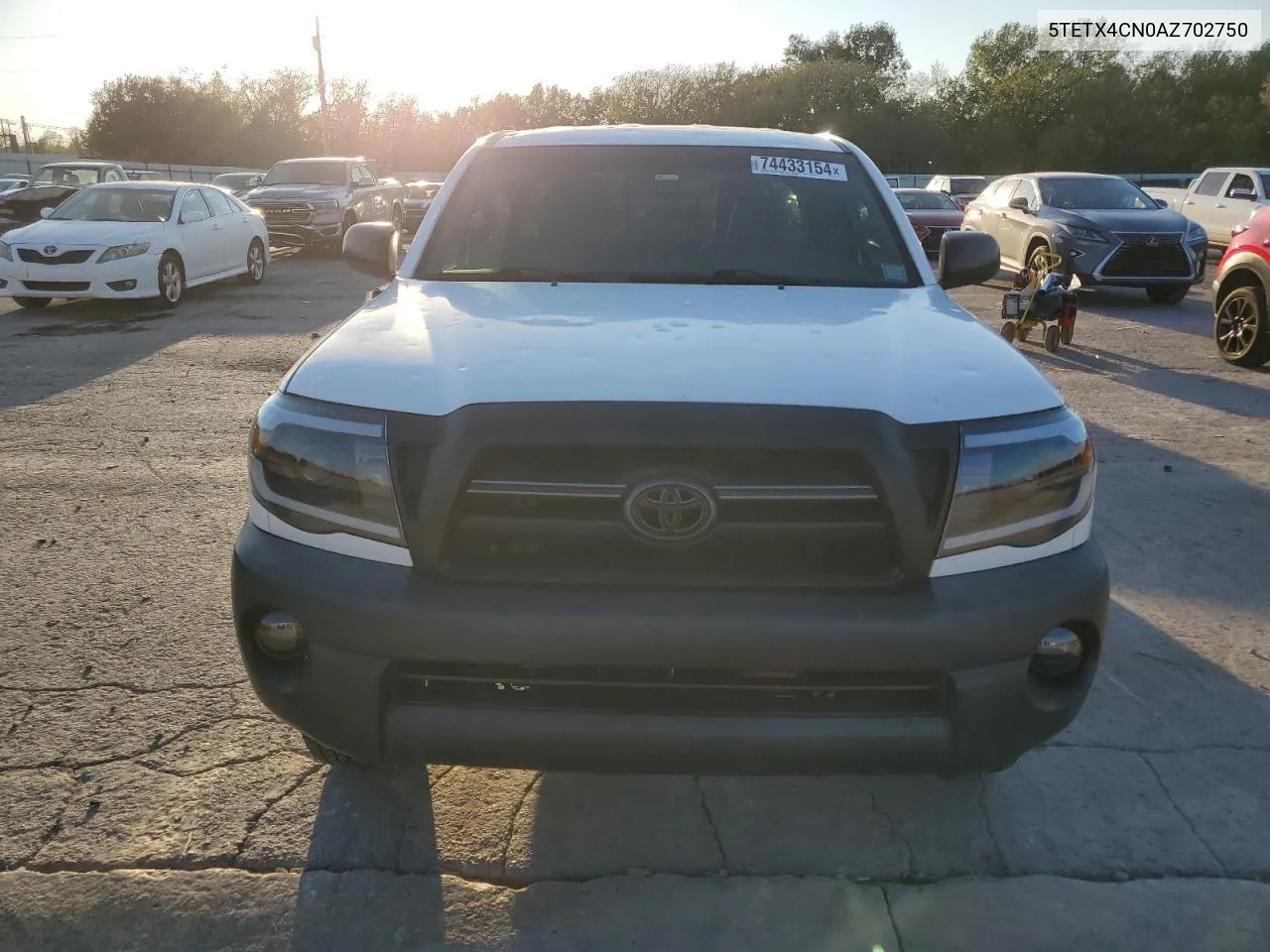 2010 Toyota Tacoma Access Cab VIN: 5TETX4CN0AZ702750 Lot: 74433154