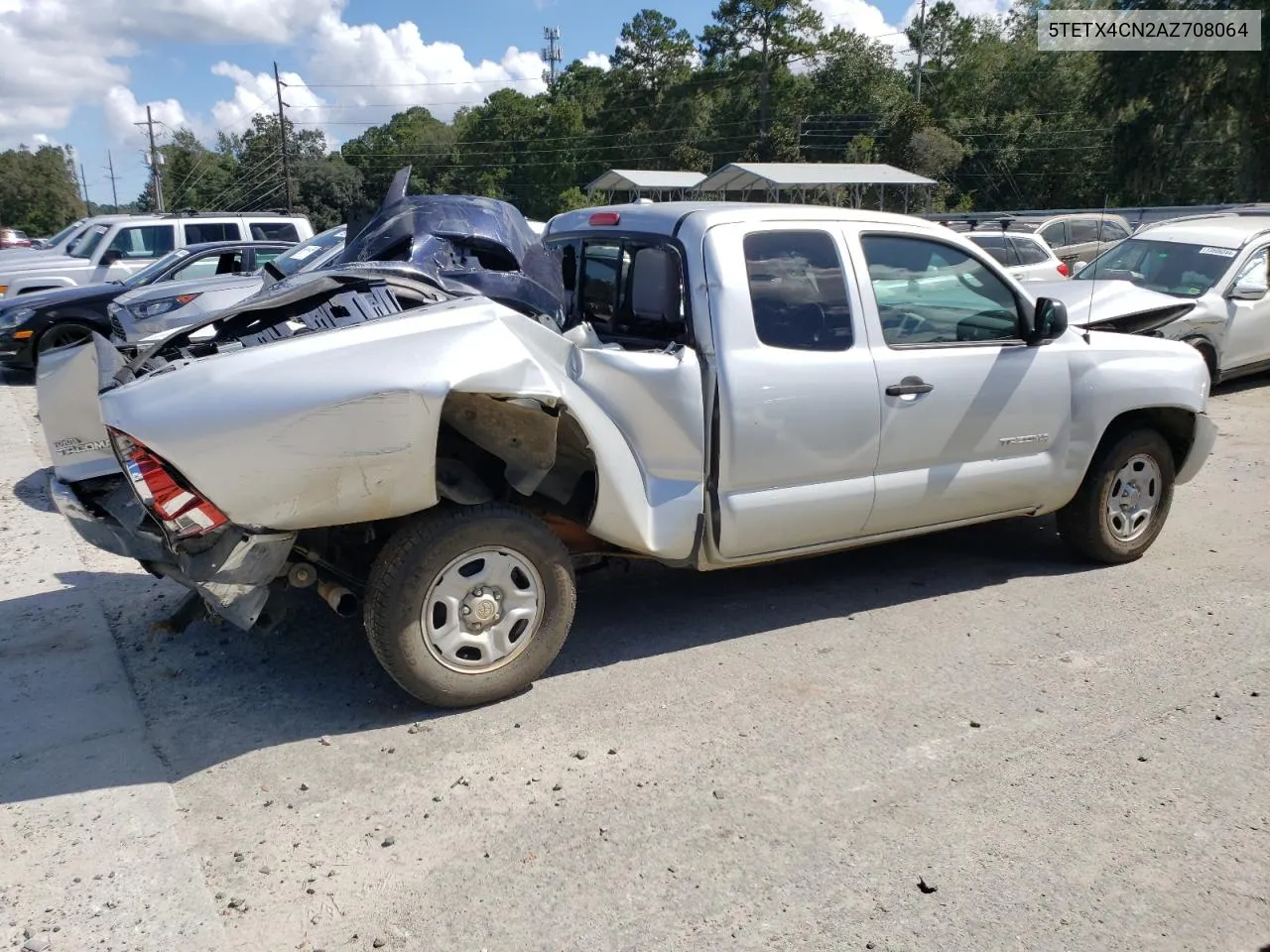 2010 Toyota Tacoma Access Cab VIN: 5TETX4CN2AZ708064 Lot: 74434534