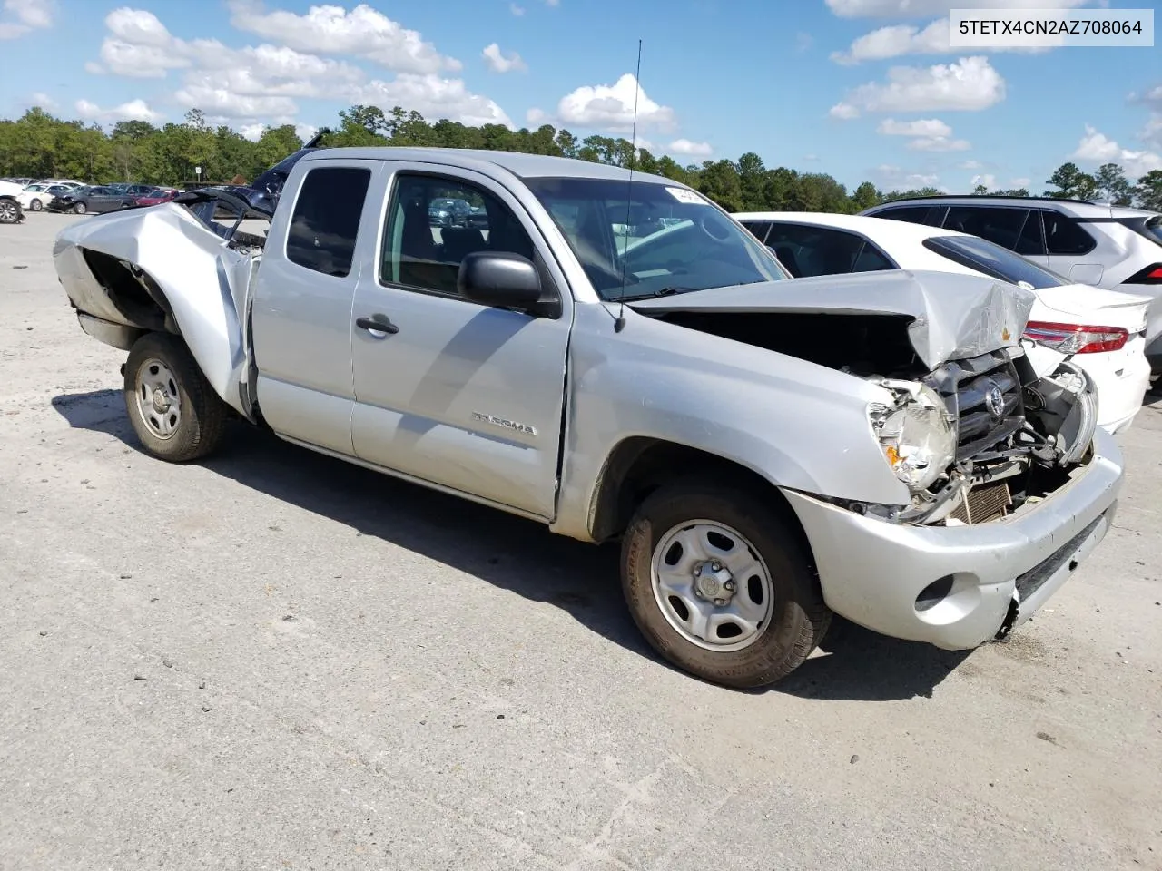 2010 Toyota Tacoma Access Cab VIN: 5TETX4CN2AZ708064 Lot: 74434534