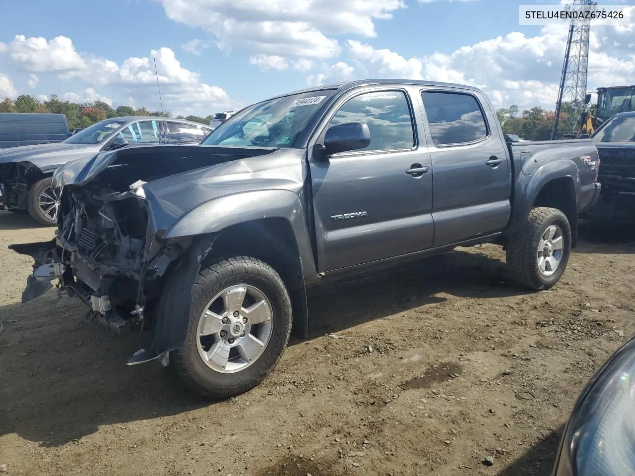 2010 Toyota Tacoma Double Cab VIN: 5TELU4EN0AZ675426 Lot: 74944124