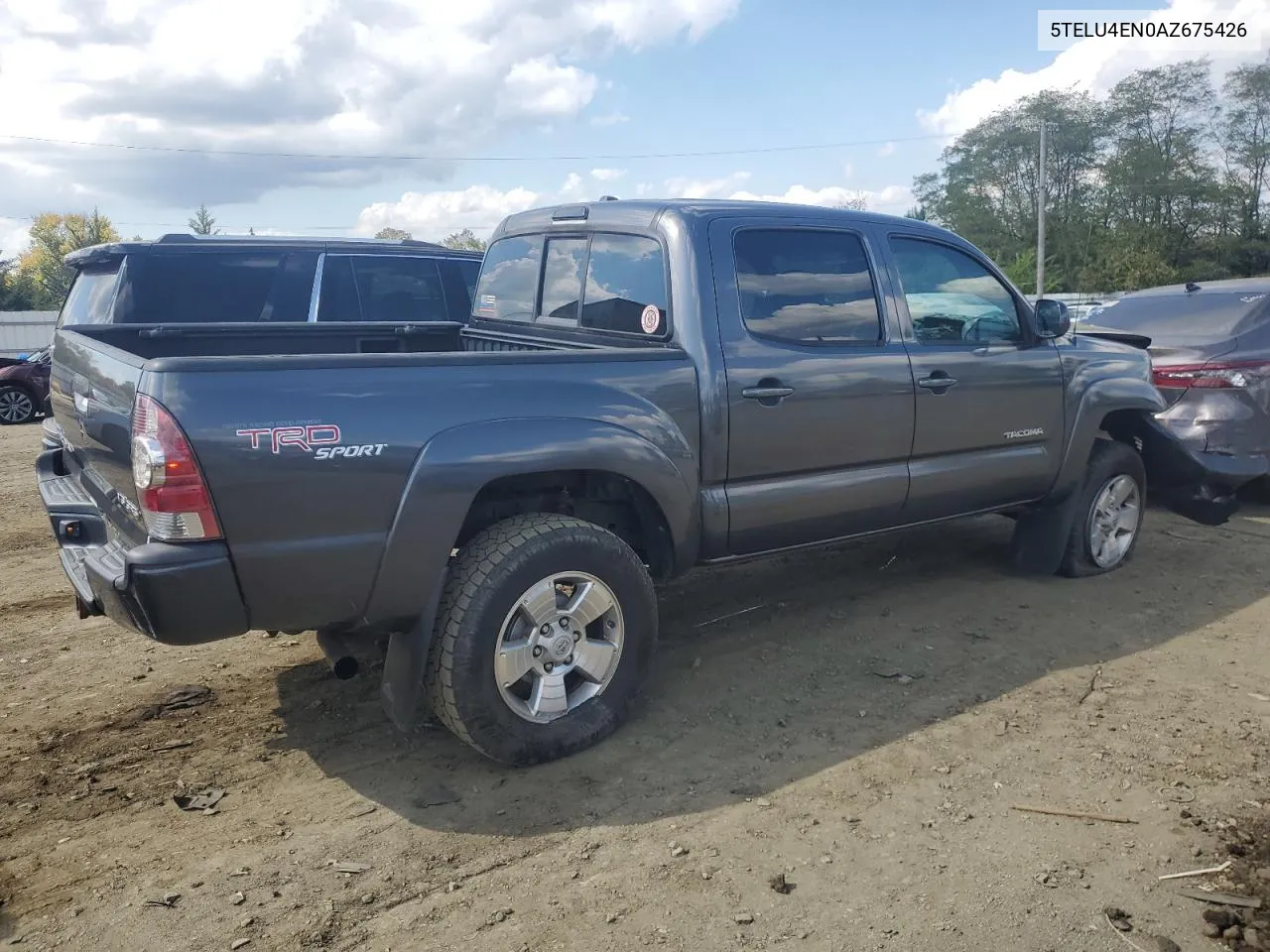 2010 Toyota Tacoma Double Cab VIN: 5TELU4EN0AZ675426 Lot: 74944124