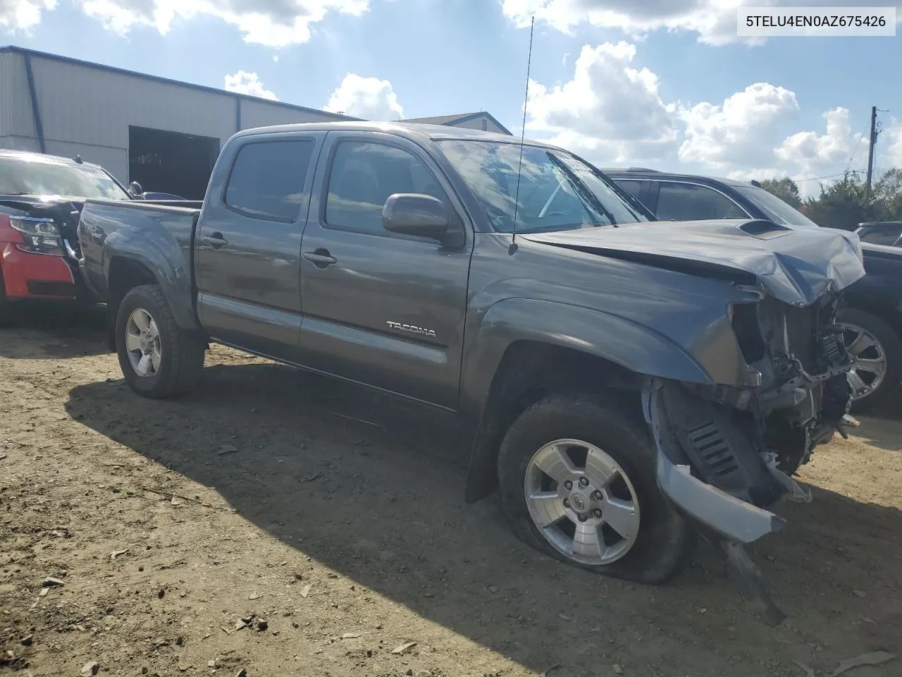 2010 Toyota Tacoma Double Cab VIN: 5TELU4EN0AZ675426 Lot: 74944124