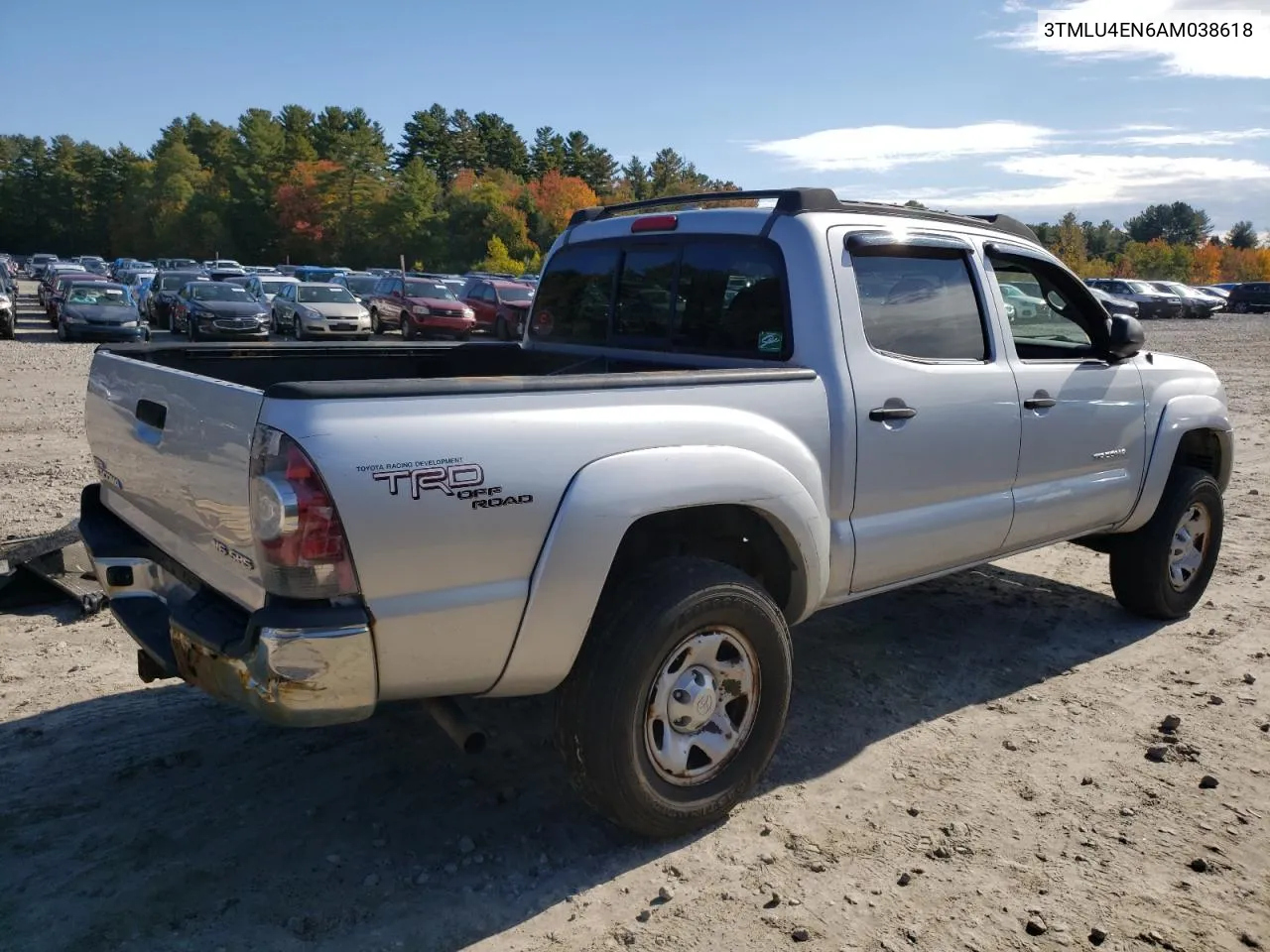 2010 Toyota Tacoma Double Cab VIN: 3TMLU4EN6AM038618 Lot: 75508374