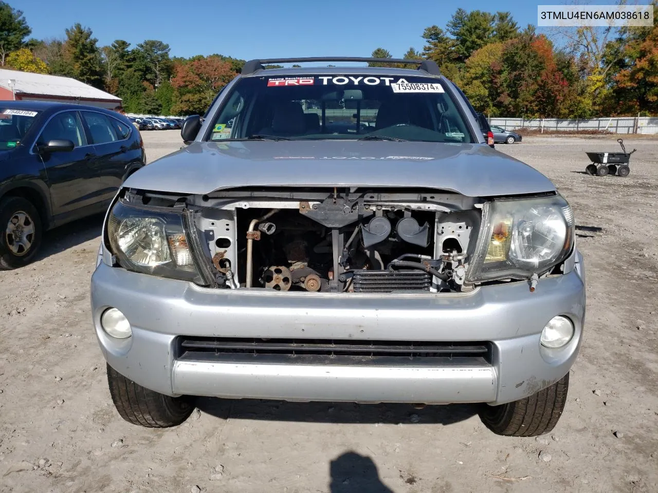 2010 Toyota Tacoma Double Cab VIN: 3TMLU4EN6AM038618 Lot: 75508374