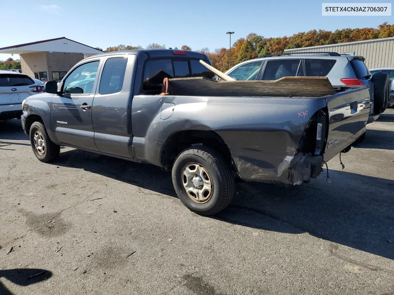 2010 Toyota Tacoma Access Cab VIN: 5TETX4CN3AZ706307 Lot: 76354904